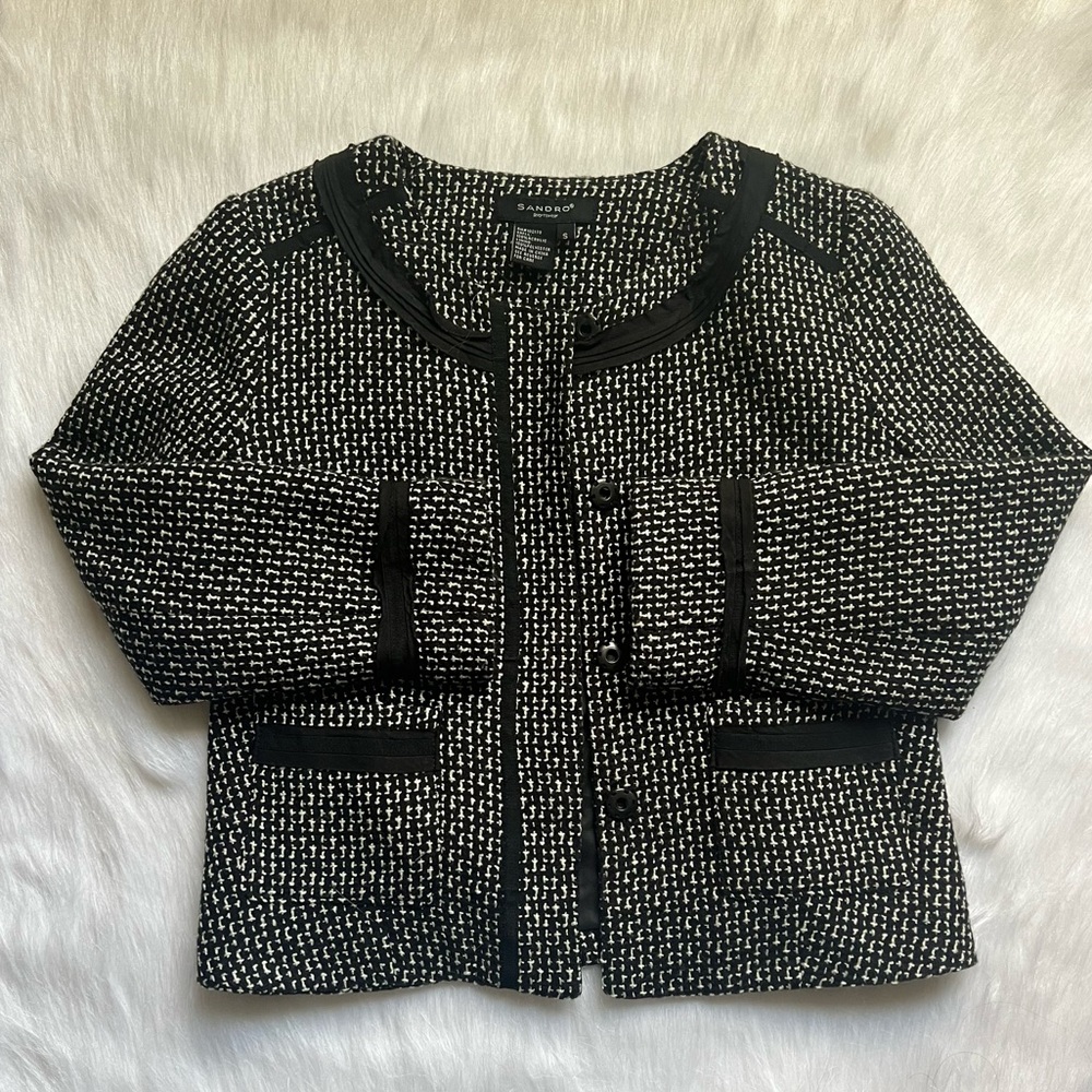 Sandro Tweed Jacket - Picture 3 of 15